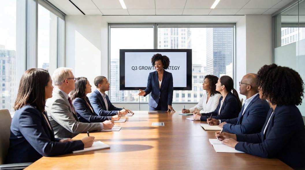 executive business meeting boardroom